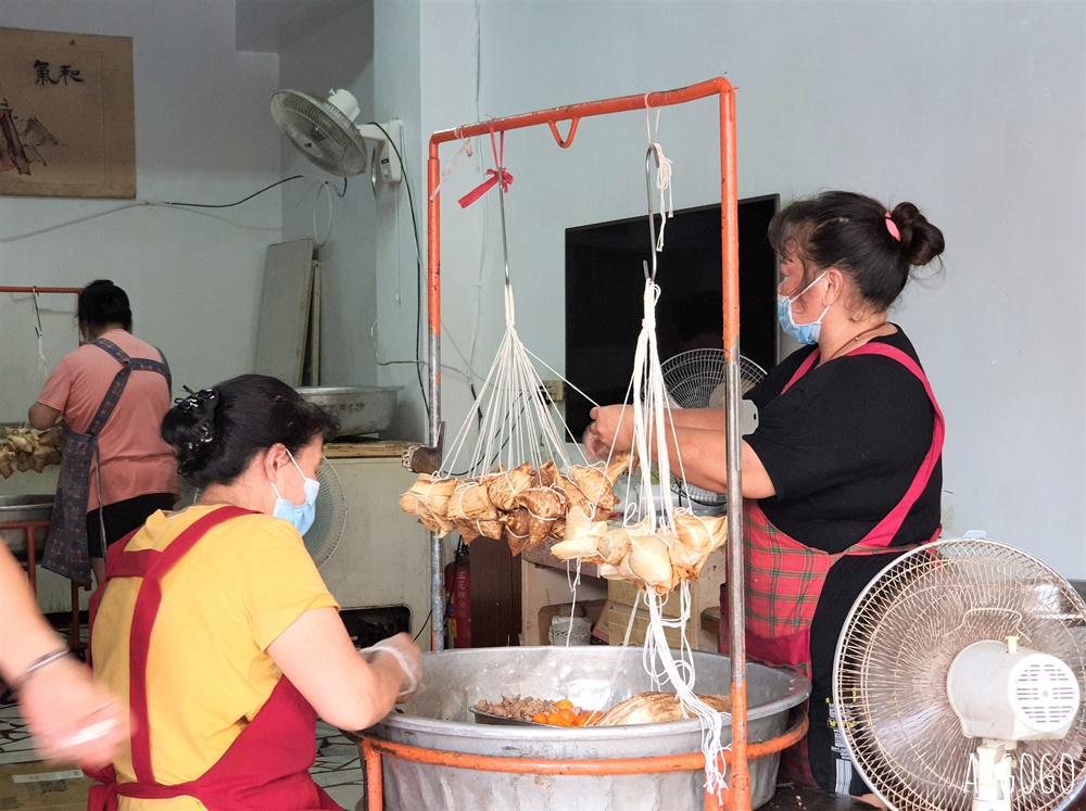 北海岸美食 林蜂肉粽 50年餘的老店 十八王公吃粽子