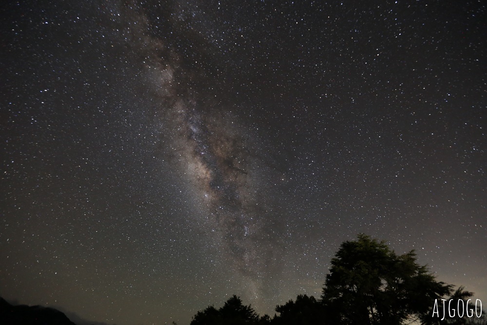 2025合歡山國際暗空公園拍銀河看星星：簡單相機設定、觀賞地點、溫度分享