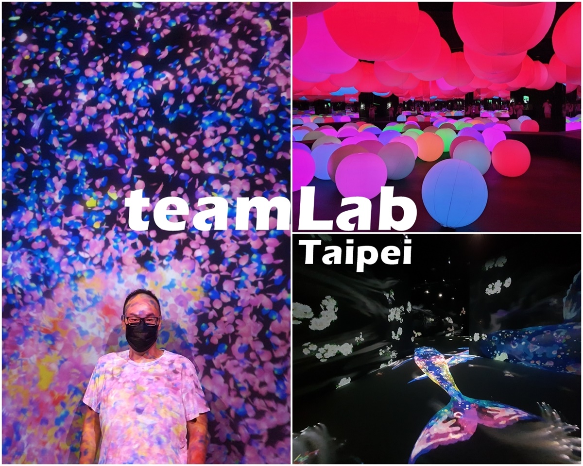 台北teamLab：未來遊樂園&與花共生的動物們 讓我們一起沉浸在光影裡