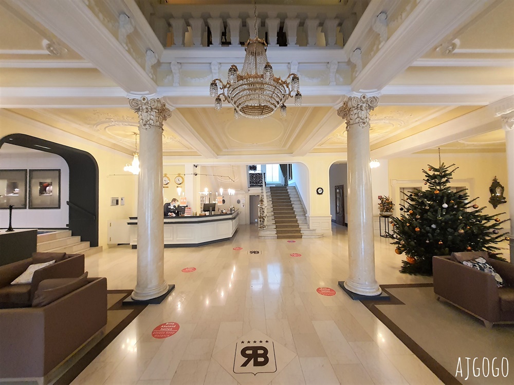 因特拉根飯店推薦：貝烏里瓦奇林德納大酒店 Hotel Beau Rivage Interlaken 經典雙人房、早餐分享