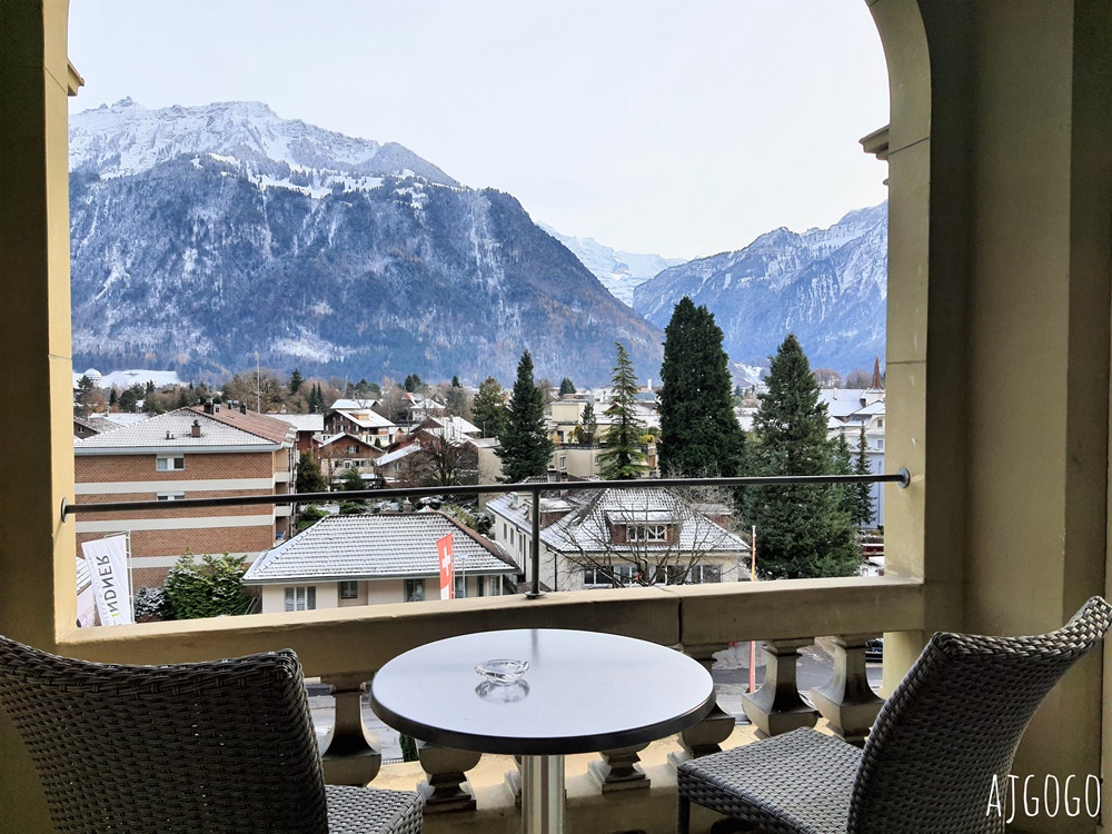 因特拉根飯店推薦：貝烏里瓦奇林德納大酒店 Hotel Beau Rivage Interlaken 經典雙人房、早餐分享