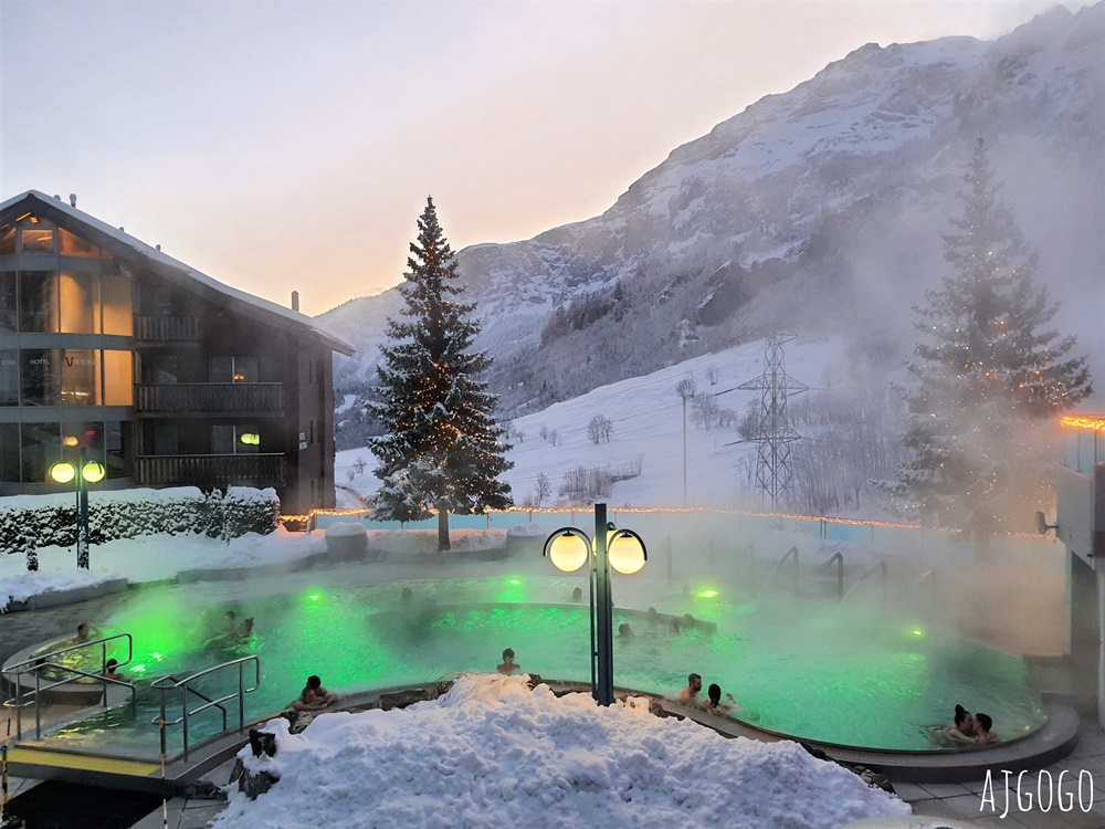 洛伊克巴德溫泉區、Leukerbad Thermal bath 策馬特近郊泡溫泉的好地方