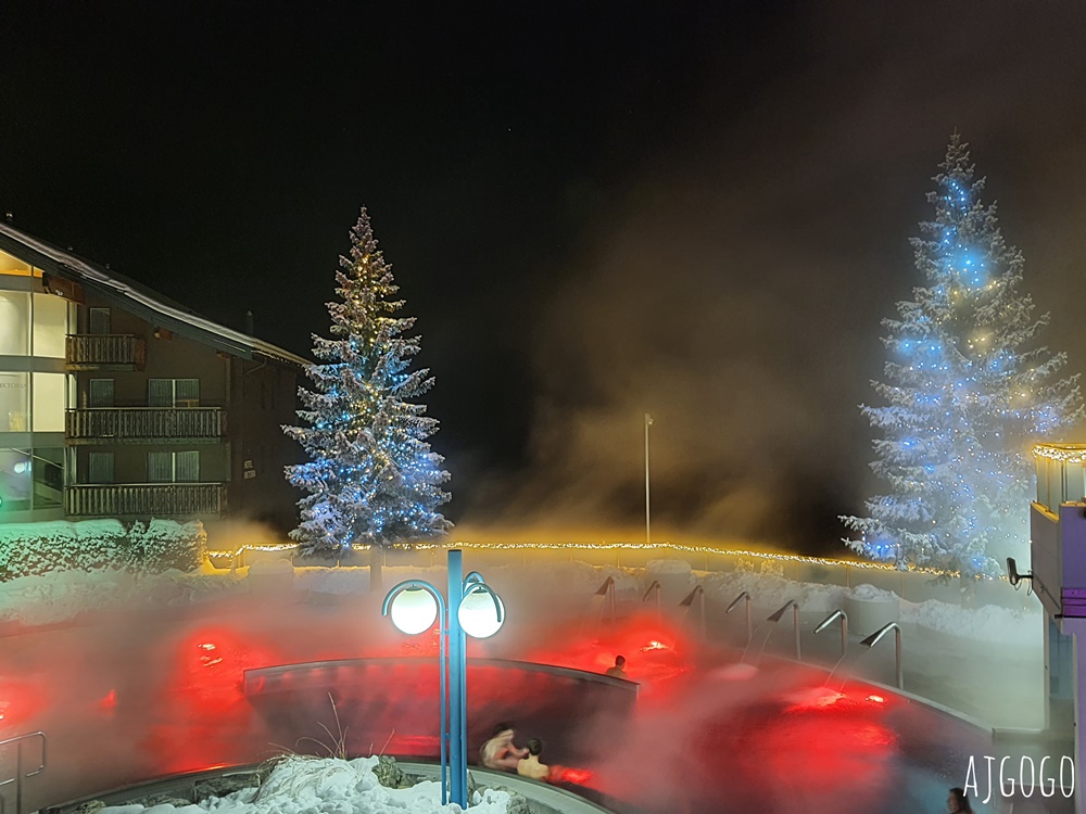 洛伊克巴德溫泉區、Leukerbad Thermal bath 策馬特近郊泡溫泉的好地方