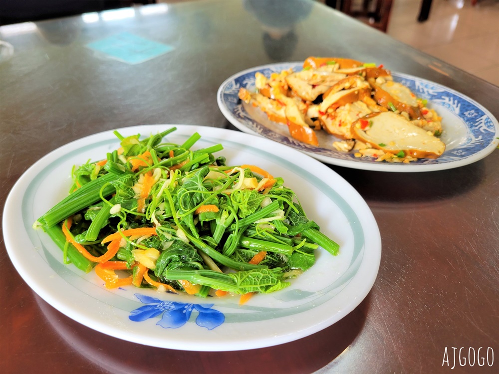 黃梨園點心店 新竹新埔鄉間的客家小館 炒大腸好吃 菜單分享