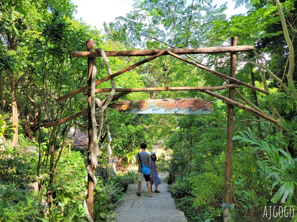 龜島海景咖啡廳與露天DIY工坊：Baan Talay / Baan Nam Cha 海洋碎玻璃手作課程