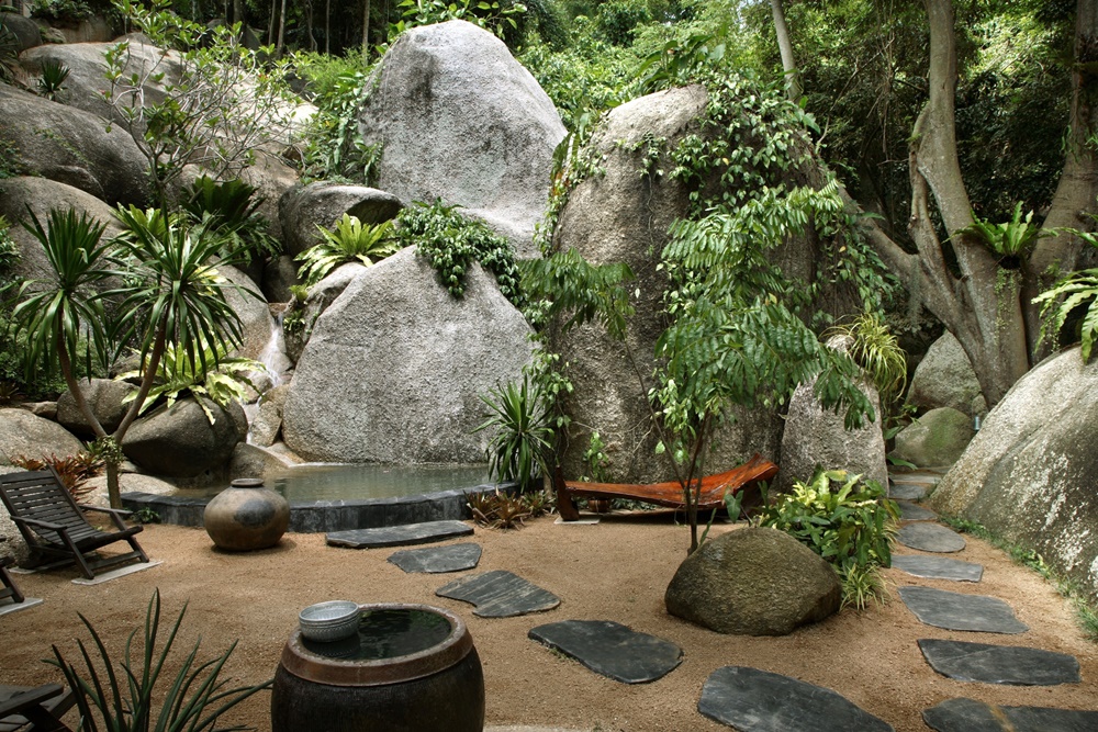 蘇美島按摩 Tamarind Springs Forest Spa 巨石森林三溫暖