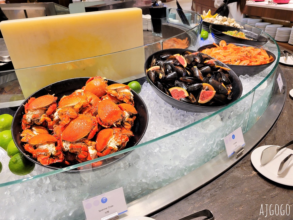 華航諾富特飯店 品坊西餐廳 平日晚餐菜色 海鮮、爐烤牛排吃到飽