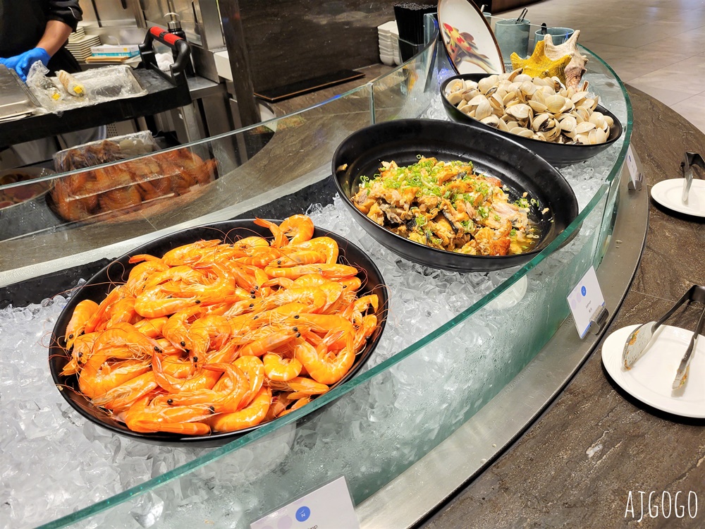 華航諾富特飯店 品坊西餐廳 平日晚餐菜色 海鮮、爐烤牛排吃到飽