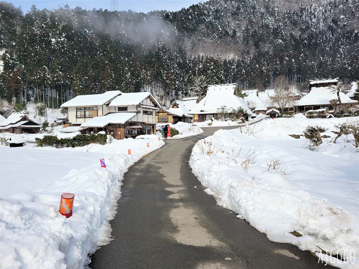 京都美山合掌村 茅草屋之鄉 冬季夢幻雪屋風景