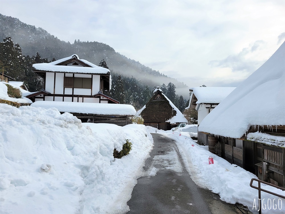 京都美山合掌村 茅草屋之鄉 冬季夢幻雪屋風景