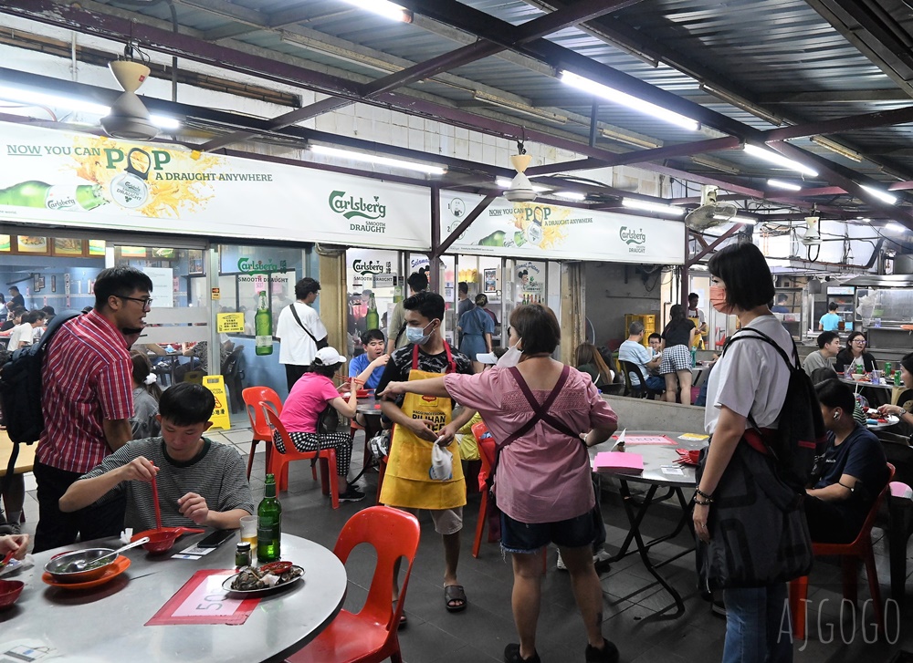 吉隆坡美食 黃亞華小食店 吉隆坡亞羅街夜市人氣餐廳 燒雞翅、沙爹好吃