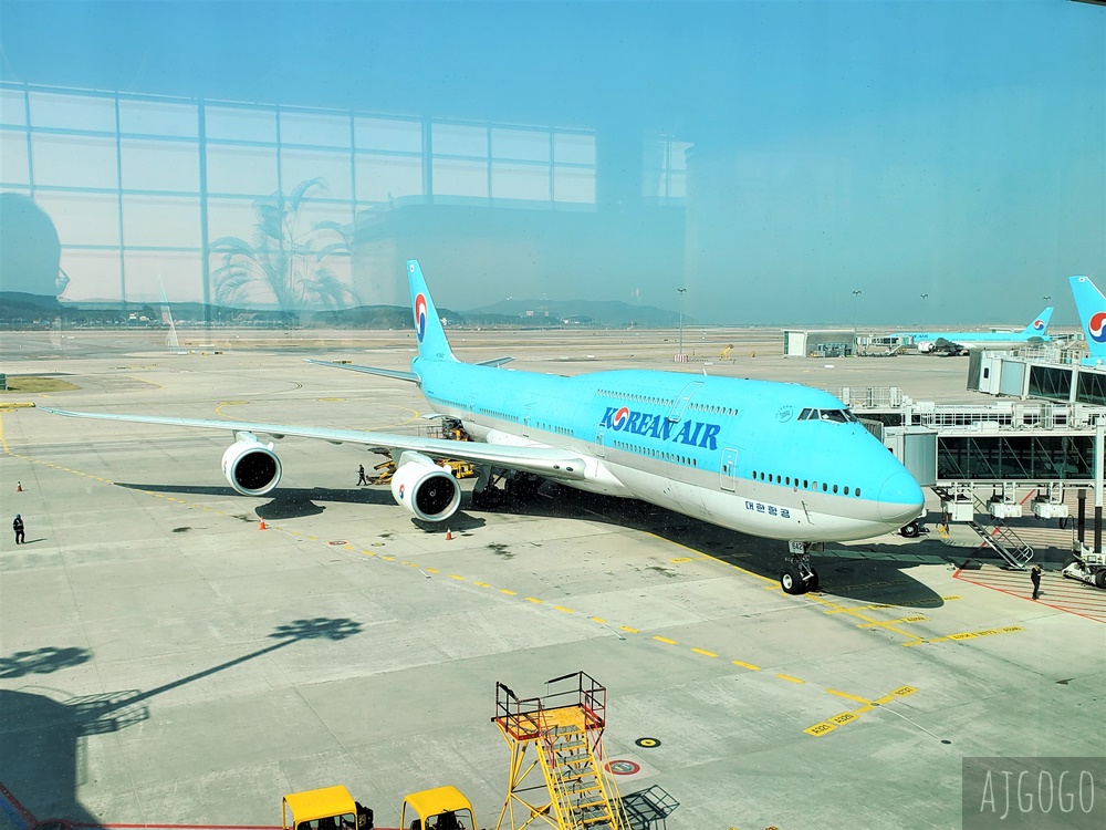 大韓航空 首爾仁川-台北桃園 747-8 經濟艙飛機餐 開箱