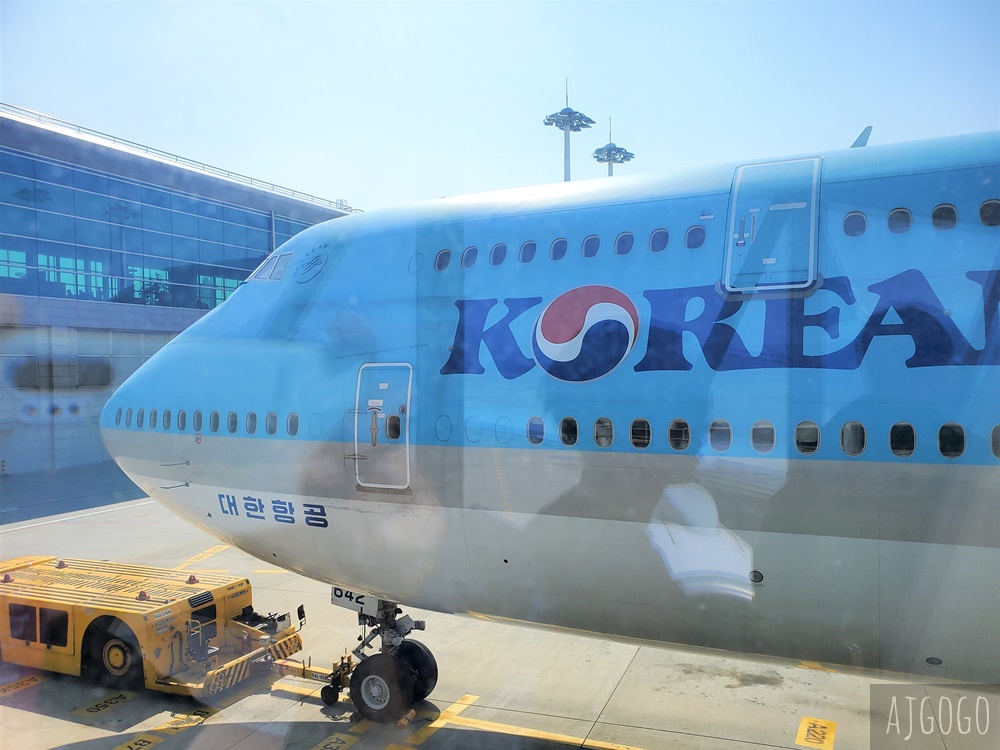 大韓航空 首爾仁川-台北桃園 747-8 經濟艙飛機餐 開箱