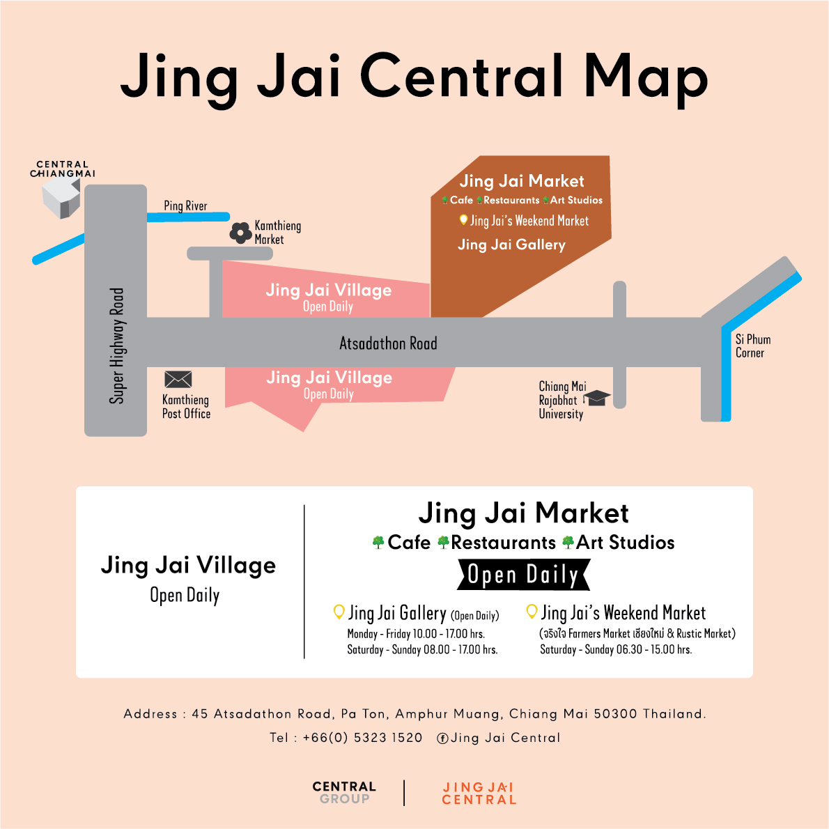 2025清邁景點 真心市集 JJ Market 周末市集 好吃好逛文青、農夫市集