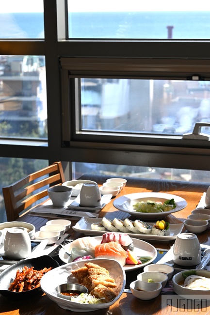 釜山 現撈雪場蟹市場 대게만찬 平日雪場蟹定食很划算