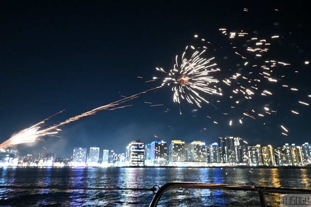 釜山 The Bay 101 搭遊艇 夜遊廣安大橋與浪漫煙火