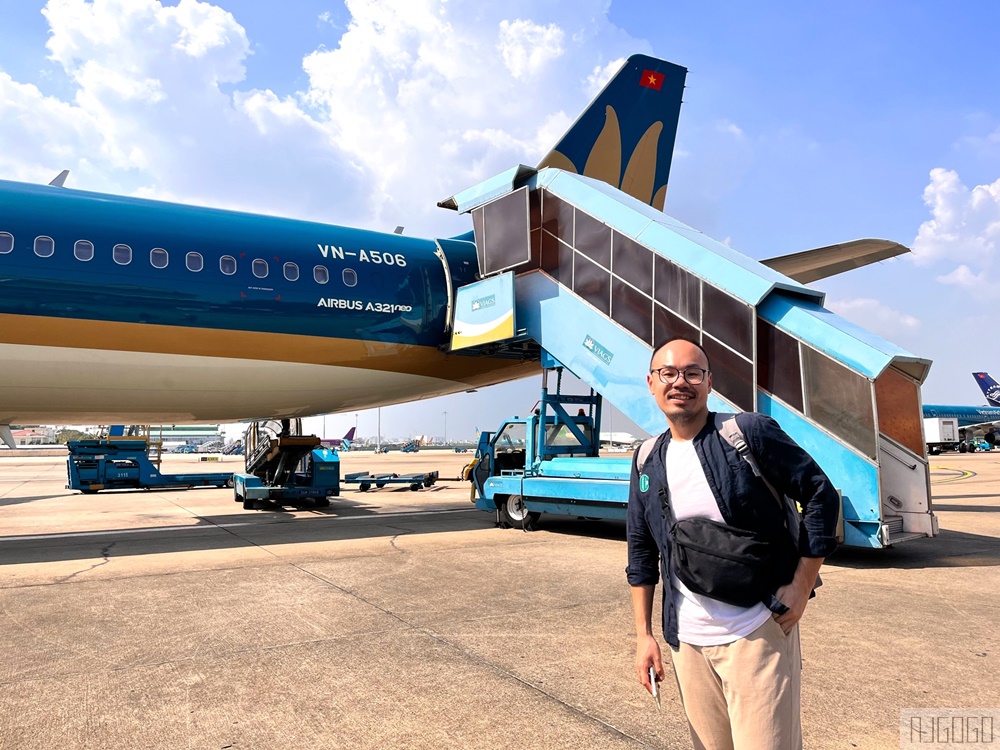 越南航空 桃園>胡志明市>富國島 A321經濟艙飛機餐 胡志明市轉機