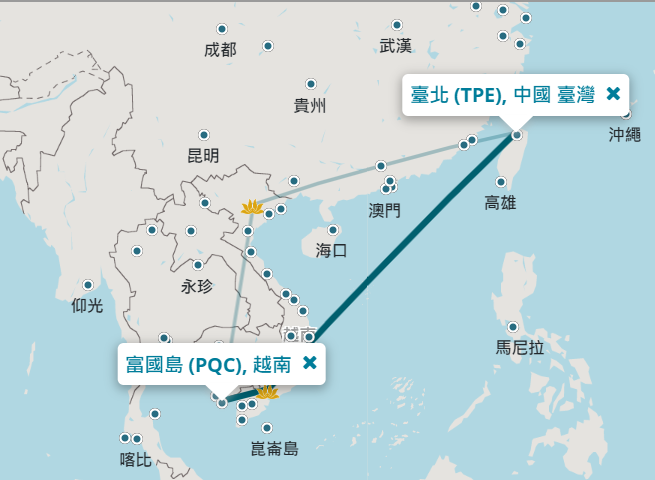 越南航空 桃園>胡志明市>富國島 A321經濟艙飛機餐 胡志明市轉機