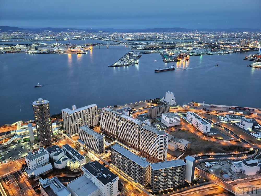 咲洲宇宙塔展望台 大阪港夜景超美 大阪周遊卡/樂遊卡免費進入