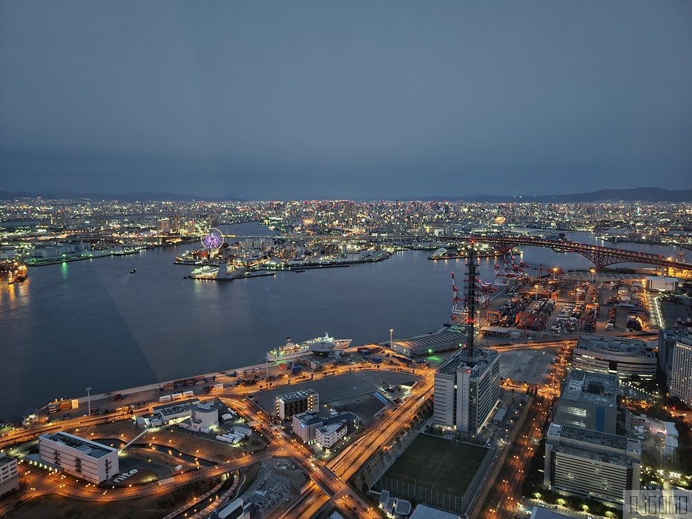 咲洲宇宙塔展望台 大阪港夜景超美 大阪周遊卡/樂遊卡免費進入