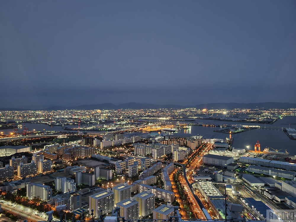 咲洲宇宙塔展望台 大阪港夜景超美 大阪周遊卡/樂遊卡免費進入