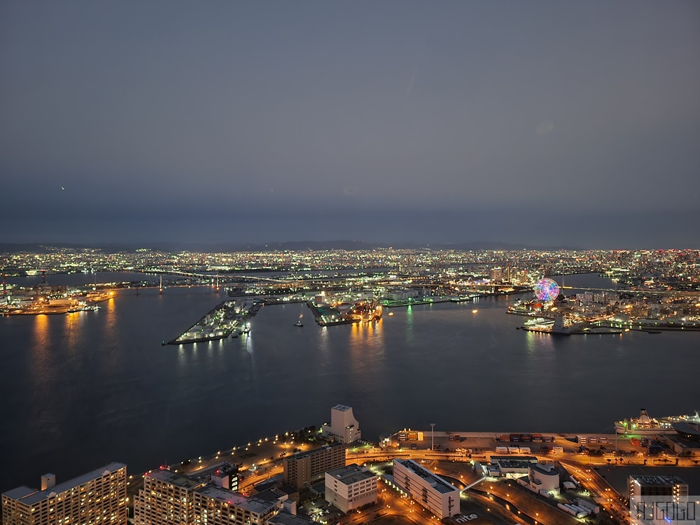 咲洲宇宙塔展望台 大阪港夜景超美 大阪周遊卡/樂遊卡免費進入