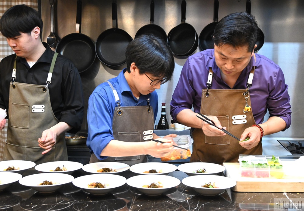 釜山美食 Chef Gon 坤 米其林指南入選餐廳 札嘎其市場旁的精緻海鮮餐廳