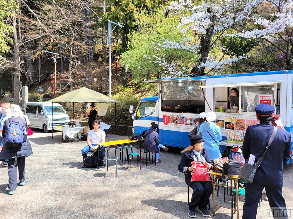 新倉山淺間公園展望台 忠靈塔、富士山、滿山櫻花