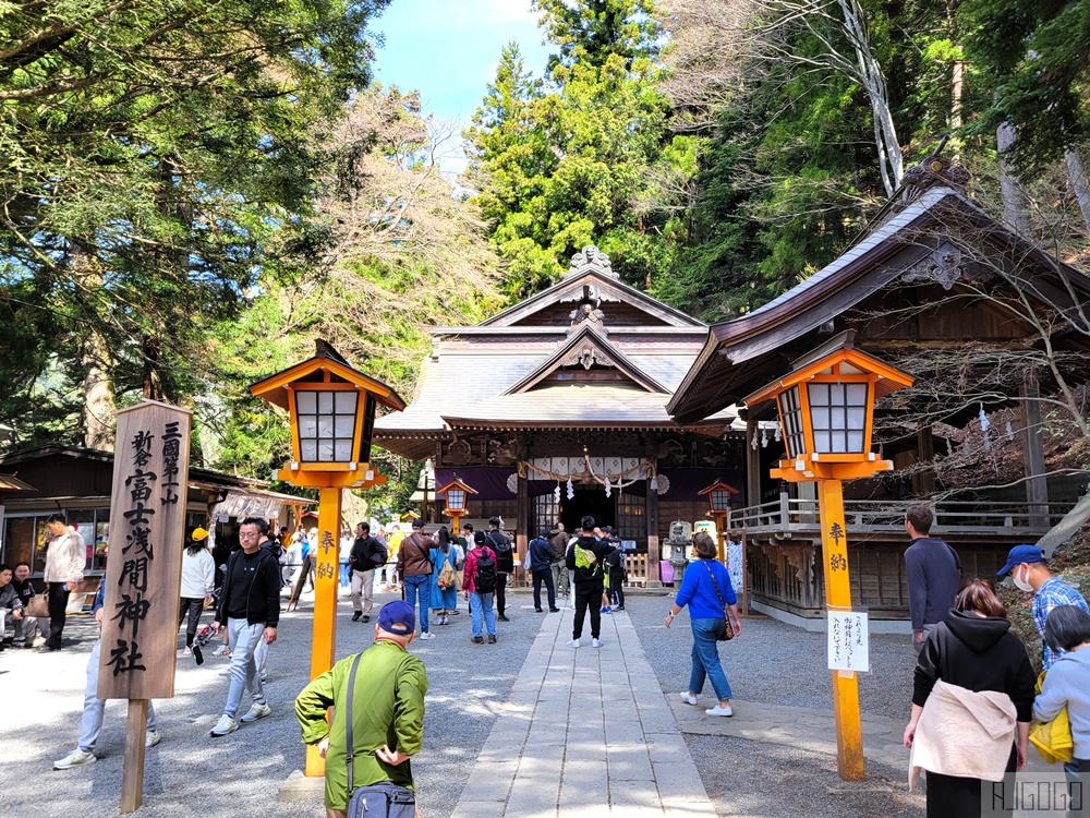 新倉山淺間公園展望台 忠靈塔、富士山、滿山櫻花