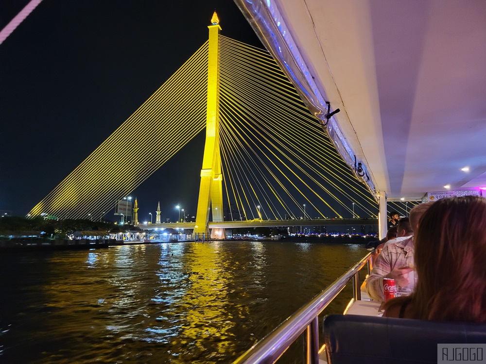 曼谷 子午線Meridian晚餐遊船 夜遊昭披耶河吃晚餐