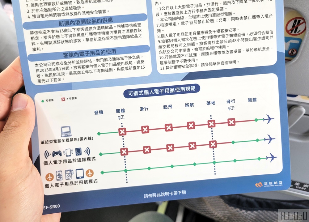 華信航空 高雄 金門 飛機餐 ATR72-600