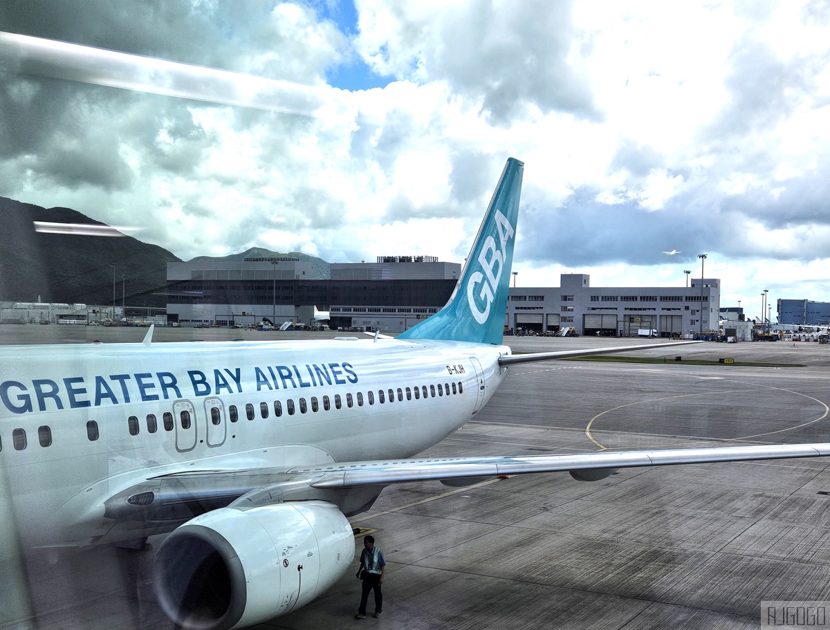 大灣區航空 桃園-香港 飛行報告 經濟艙 飛機餐