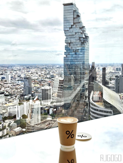 曼谷 % Arabica Bangkok Empire Tower 高樓景觀咖啡廳 王權瑪哈納功大廈