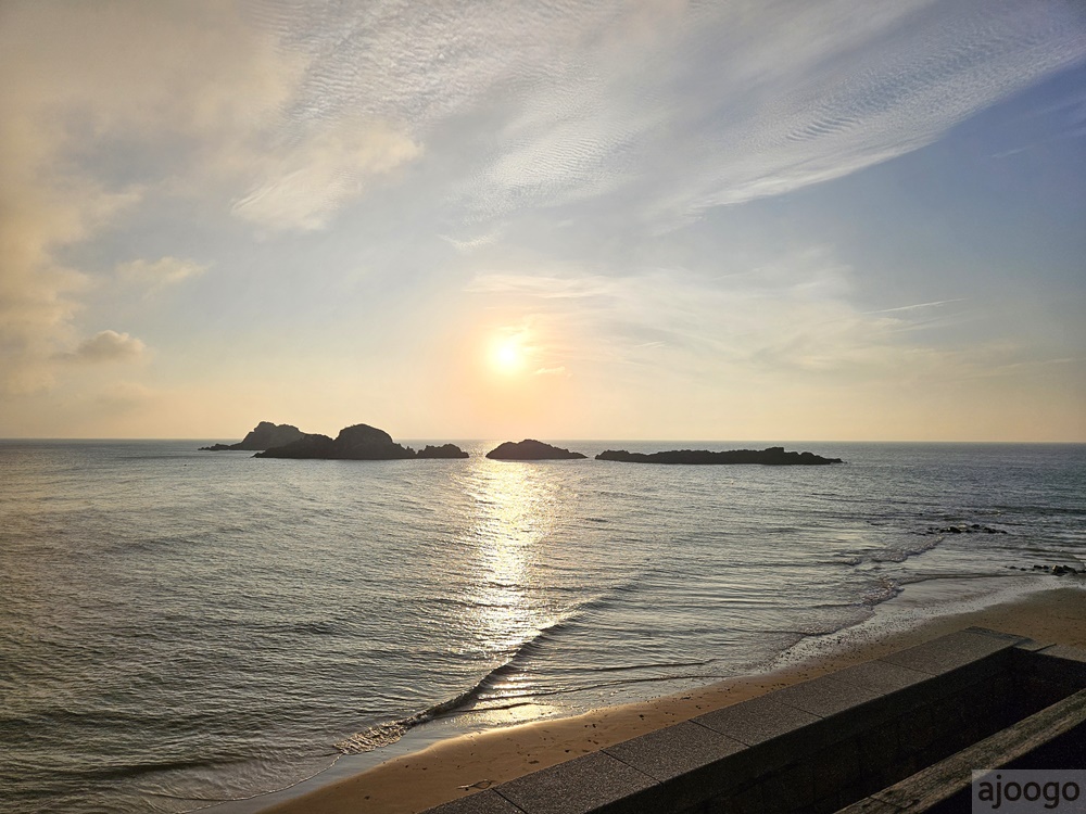 馬祖旅遊推薦 西莒方塊海 世界唯二海岸美景 在夕陽下小島野餐